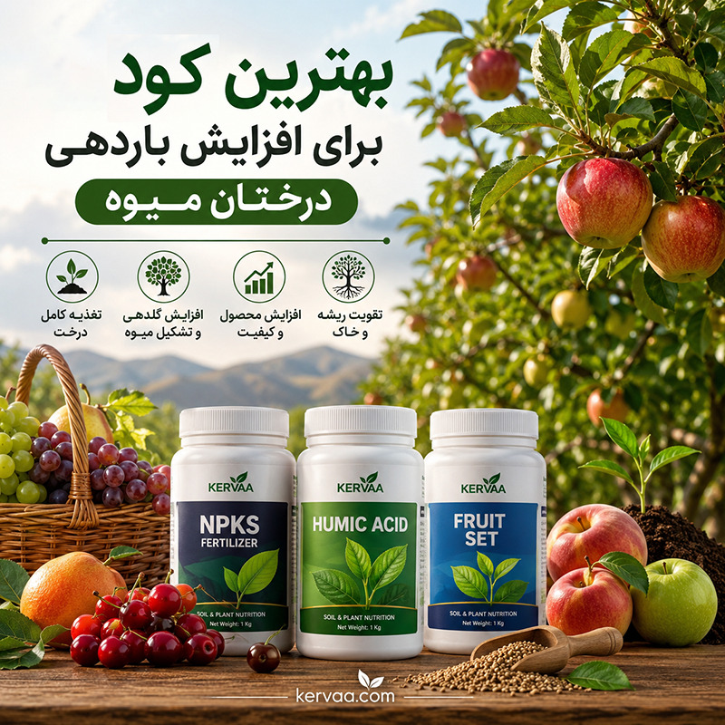 بهترین کود برای افزایش باردهی درختان میوه