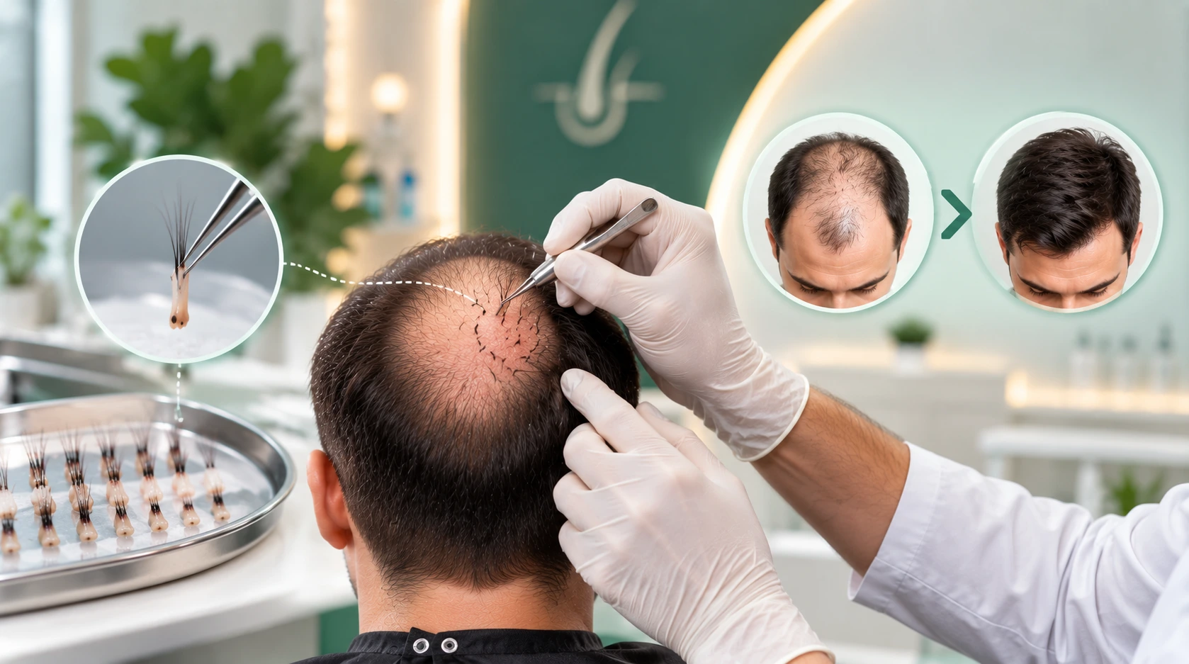 بهترین روش کاشت مو چیست؟